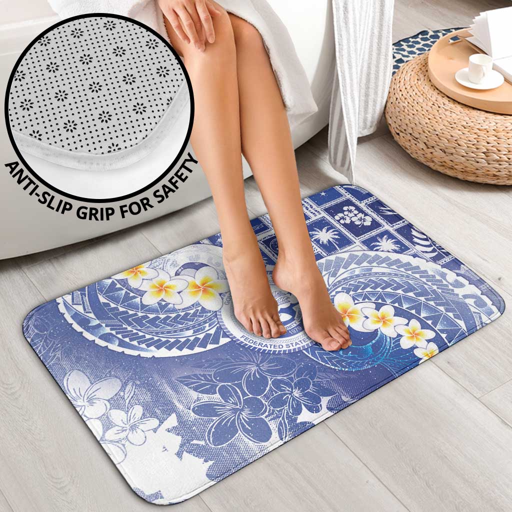 Federated States Of Micronesia Christmas Bathroom Set Retro Style Bright Version - Polynesian Pride