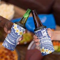 Federated States Of Micronesia Christmas 4 in 1 Can Cooler Tumbler Retro Style Bright Version - Polynesian Pride