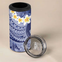 Federated States Of Micronesia Christmas 4 in 1 Can Cooler Tumbler Retro Style Dark Version - Polynesian Pride