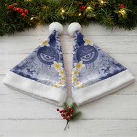 Federated States Of Micronesia Christmas Santa Hat Retro Style Dark Version - Polynesian Pride