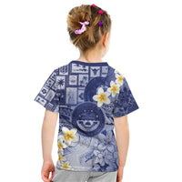 Federated States Of Micronesia Christmas Kid T Shirt Retro Style Dark Version - Polynesian Pride