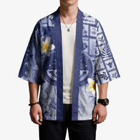 Federated States Of Micronesia Christmas Kimono Retro Style Dark Version - Polynesian Pride