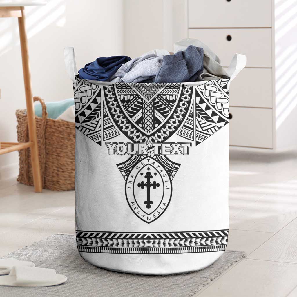 Personalised Melanesian Brotherhood Laundry Basket With Tribal Pattern - Polynesian Pride
