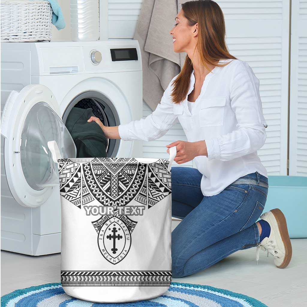 Personalised Melanesian Brotherhood Laundry Basket With Tribal Pattern - Polynesian Pride