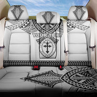 Personalised Melanesian Brotherhood Back Car Seat Cover With Tribal Pattern - Polynesian Pride