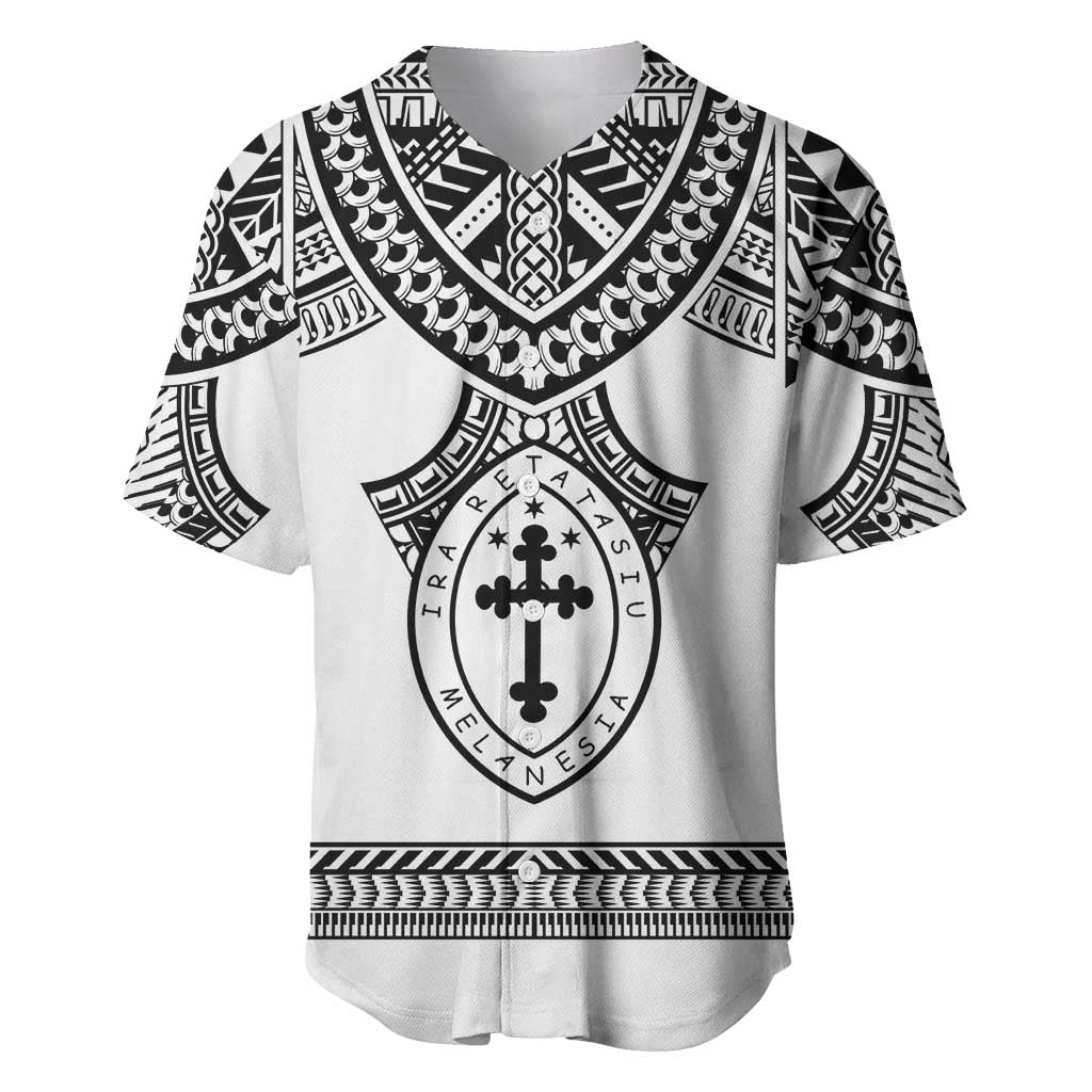 Personalised Melanesian Brotherhood Baseball Jersey With Tribal Pattern - Polynesian Pride