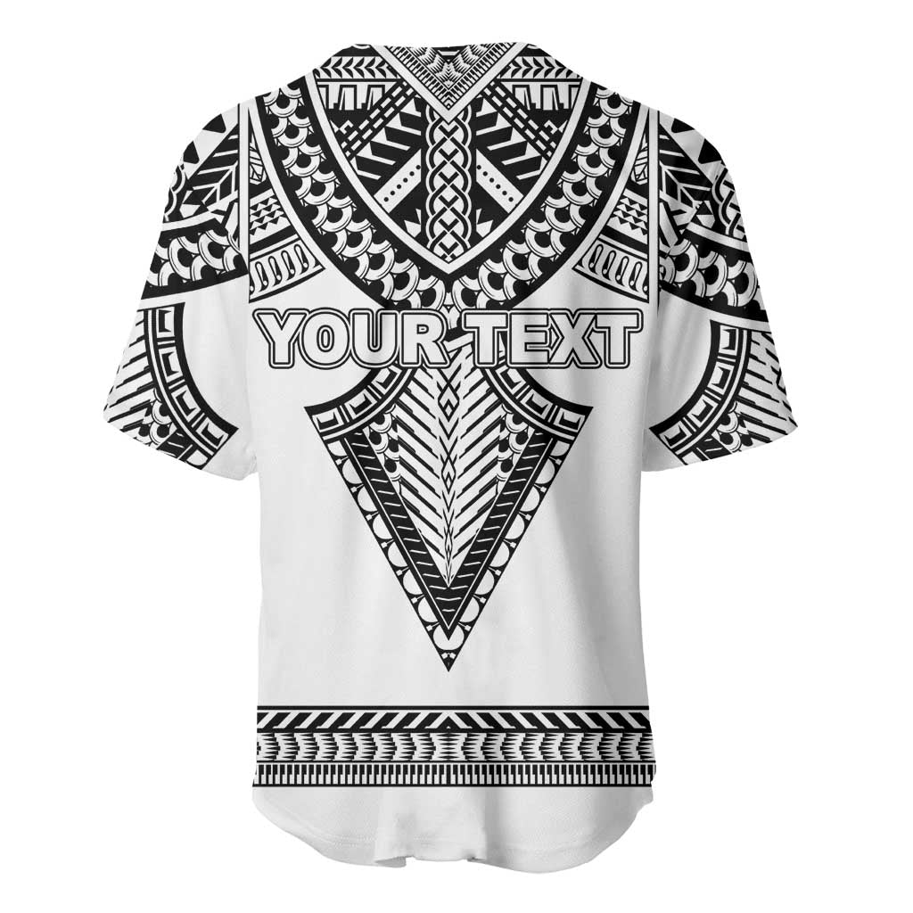 Personalised Melanesian Brotherhood Baseball Jersey With Tribal Pattern - Polynesian Pride