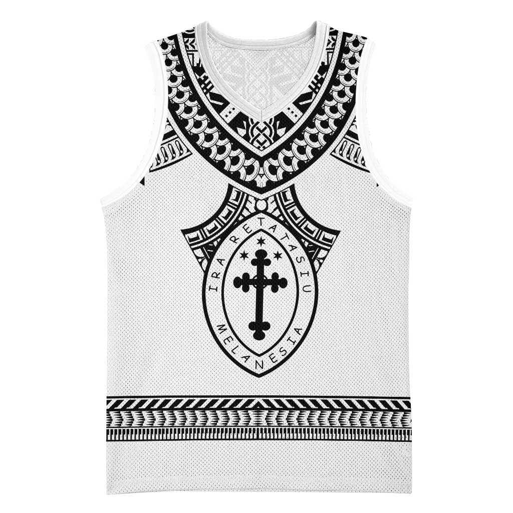 Personalised Melanesian Brotherhood Basketball Jersey With Tribal Pattern - Polynesian Pride