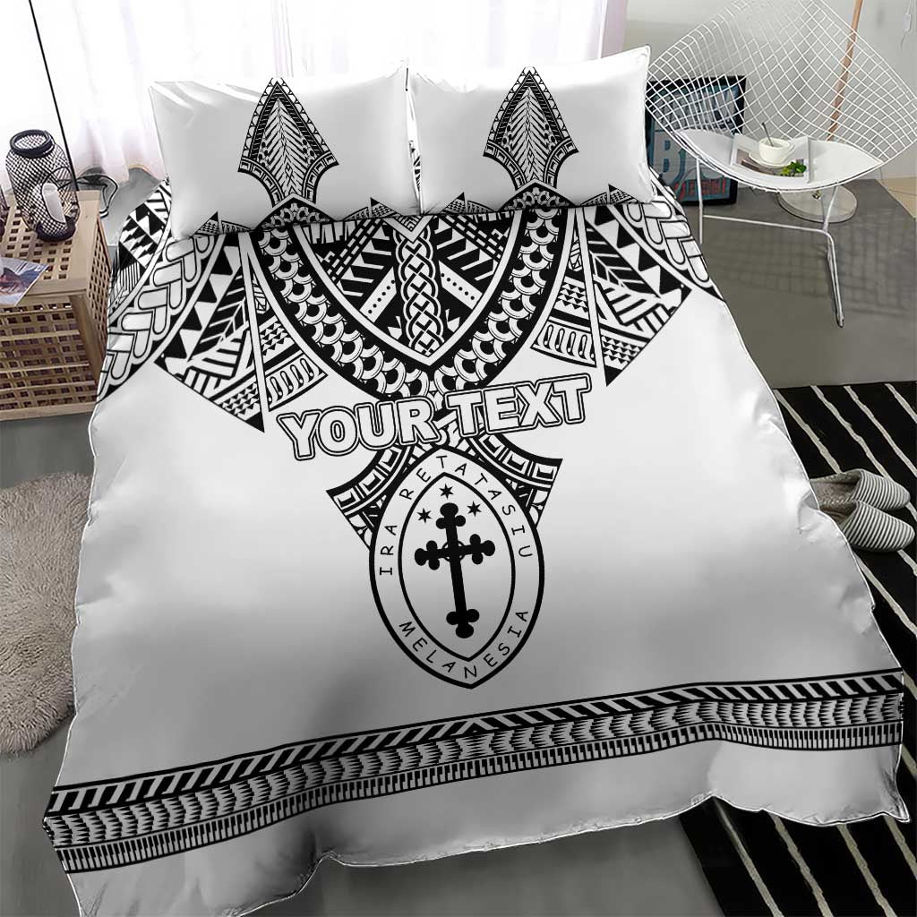 Personalised Melanesian Brotherhood Bedding Set With Tribal Pattern - Polynesian Pride
