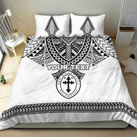 Personalised Melanesian Brotherhood Bedding Set With Tribal Pattern - Polynesian Pride