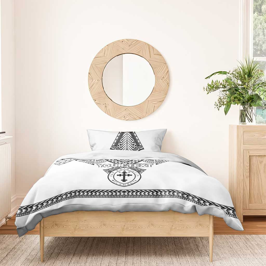 Personalised Melanesian Brotherhood Bedding Set With Tribal Pattern - Polynesian Pride