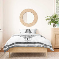 Personalised Melanesian Brotherhood Bedding Set With Tribal Pattern - Polynesian Pride