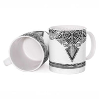 Personalised Melanesian Brotherhood Ceramic Mug With Tribal Pattern - Polynesian Pride