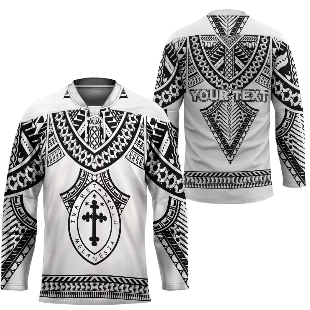 Personalised Melanesian Brotherhood Hockey Jersey With Tribal Pattern - Polynesian Pride