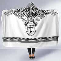 Personalised Melanesian Brotherhood Hooded Blanket With Tribal Pattern - Polynesian Pride