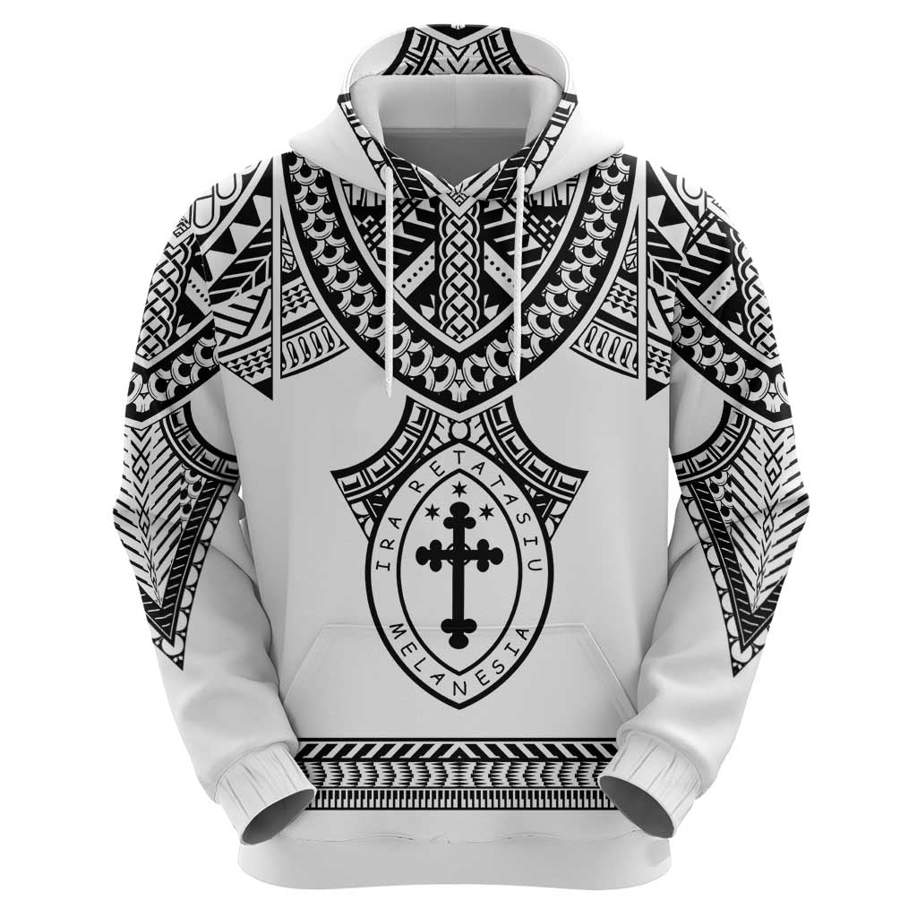 Personalised Melanesian Brotherhood Hoodie With Tribal Pattern - Polynesian Pride