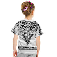 Personalised Melanesian Brotherhood Kid T Shirt With Tribal Pattern - Polynesian Pride