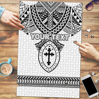 Personalised Melanesian Brotherhood Puzzle With Tribal Pattern - Polynesian Pride