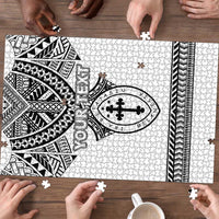 Personalised Melanesian Brotherhood Puzzle With Tribal Pattern - Polynesian Pride
