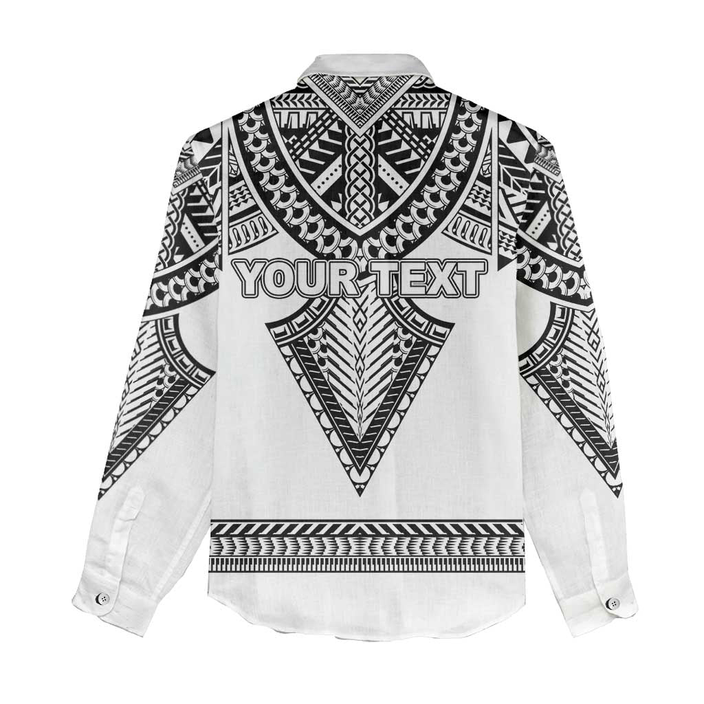 Personalised Melanesian Brotherhood Women Casual Shirt With Tribal Pattern - Polynesian Pride