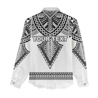 Personalised Melanesian Brotherhood Women Casual Shirt With Tribal Pattern - Polynesian Pride
