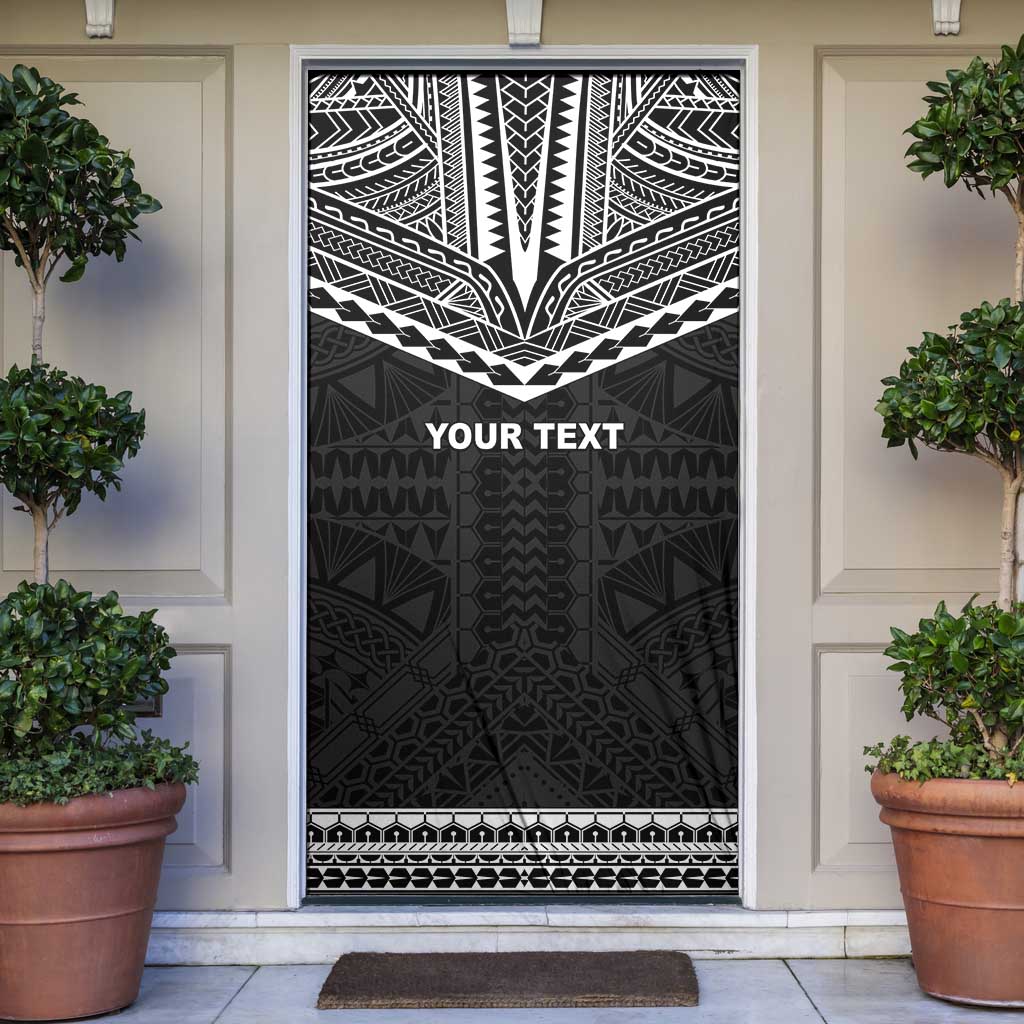 Personalised Melanesian Brotherhood Door Cover Ministry Faith And Mission LT05 Black - Polynesian Pride