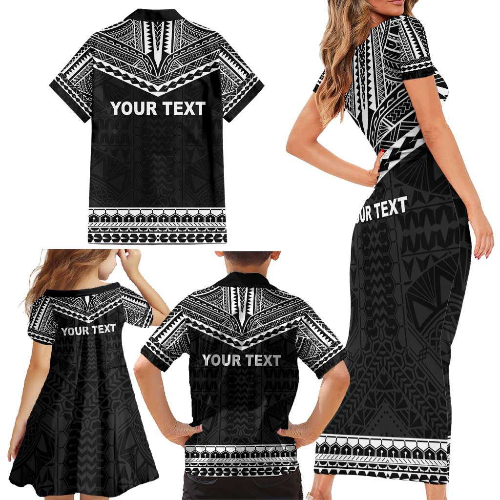 Personalised Melanesian Brotherhood Family Matching Short Sleeve Bodycon Dress and Hawaiian Shirt Ministry Faith And Mission LT05 - Polynesian Pride