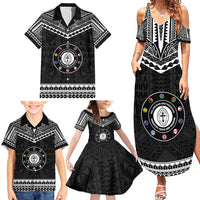 Personalised Melanesian Brotherhood Family Matching Summer Maxi Dress and Hawaiian Shirt Ministry Faith And Mission LT05 - Polynesian Pride
