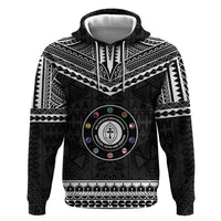 Personalised Melanesian Brotherhood Hoodie Ministry Faith And Mission LT05 Pullover Hoodie Black - Polynesian Pride