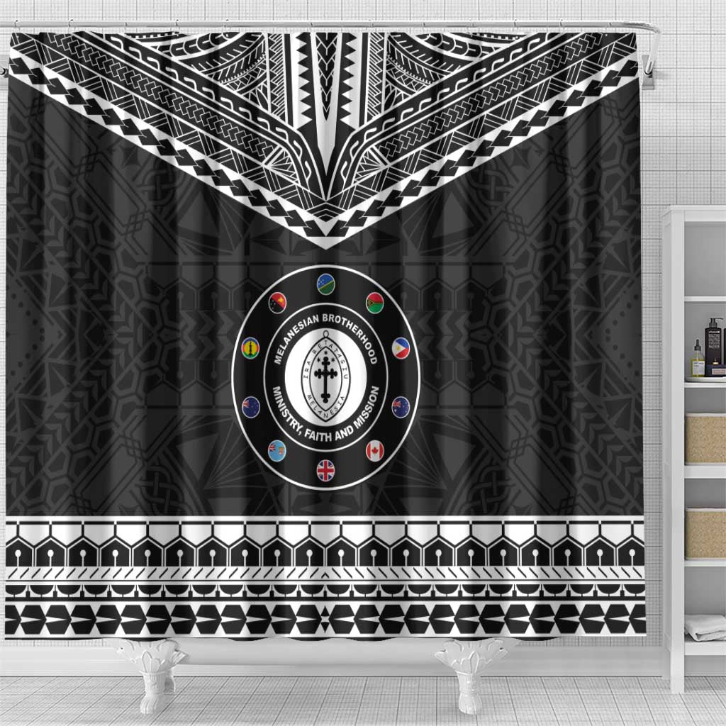 Melanesian Brotherhood Shower Curtain Ministry Faith And Mission - Polynesian Pride