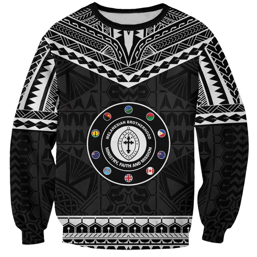 Personalised Melanesian Brotherhood Sweatshirt Ministry Faith And Mission - Polynesian Pride