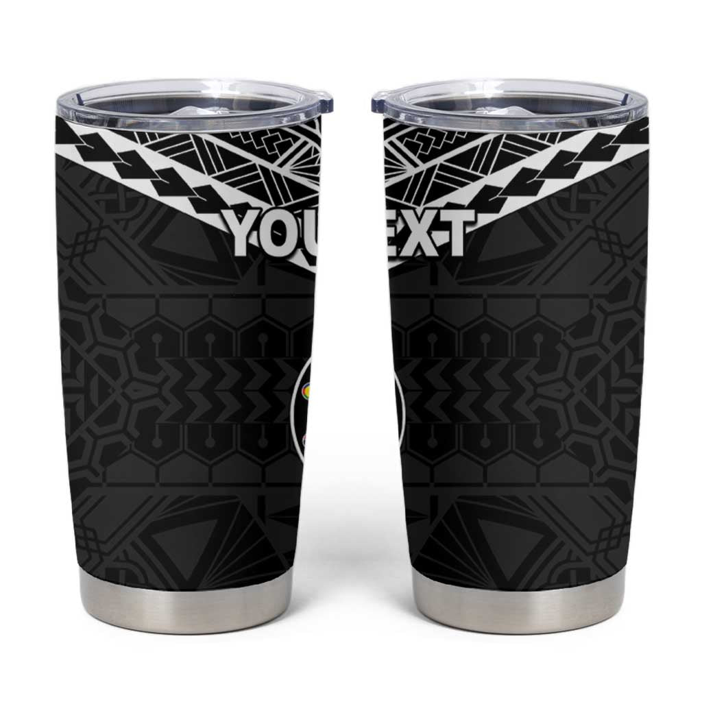 Personalised Melanesian Brotherhood Tumbler Cup Ministry Faith And Mission LT05 Black - Polynesian Pride