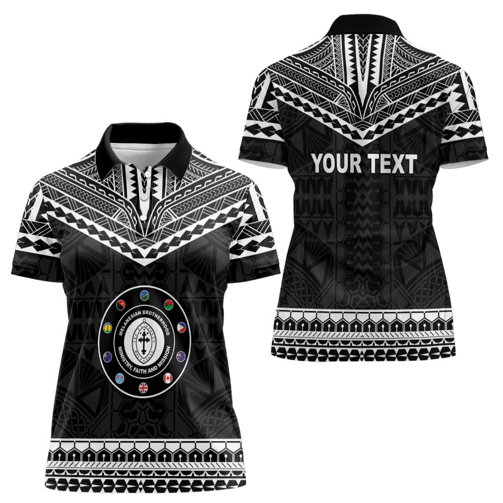 Personalised Melanesian Brotherhood Women Polo Shirt Ministry Faith And Mission LT05 - Polynesian Pride