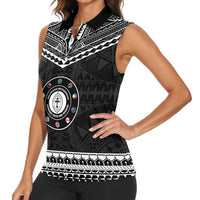 Personalised Melanesian Brotherhood Women Sleeveless Polo Shirt Ministry Faith And Mission LT05 - Polynesian Pride