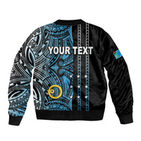 Custom Vanuatu Sanma Bomber Jacket Polynesian Tribal LT6 - Polynesian Pride