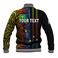 Custom Vanuatu Tafea Baseball Jacket Polynesian Tribal LT6 - Polynesian Pride