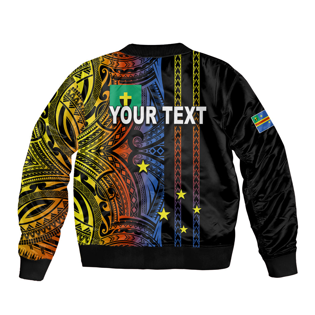 Custom Vanuatu Tafea Bomber Jacket Polynesian Tribal LT6 - Polynesian Pride