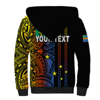 Custom Vanuatu Tafea Sherpa Hoodie Polynesian Tribal LT6 - Polynesian Pride