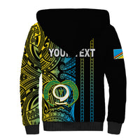 Custom Vanuatu Torba Sherpa Hoodie Polynesian Tribal LT6 - Polynesian Pride