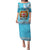 Fiji Puletasi Melanesian Festival 2023 LT6 Long Dress Blue - Polynesian Pride