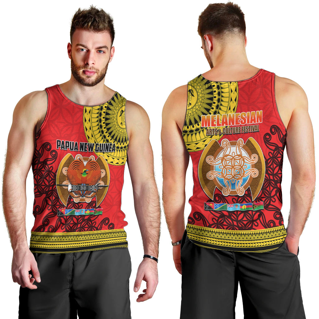 Papua New Guinea Men Tank Top Melanesian Festival 2023 LT6 - Polynesian Pride