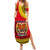 Papua New Guinea Summer Maxi Dress Melanesian Festival 2023 LT6 Women Red - Polynesian Pride