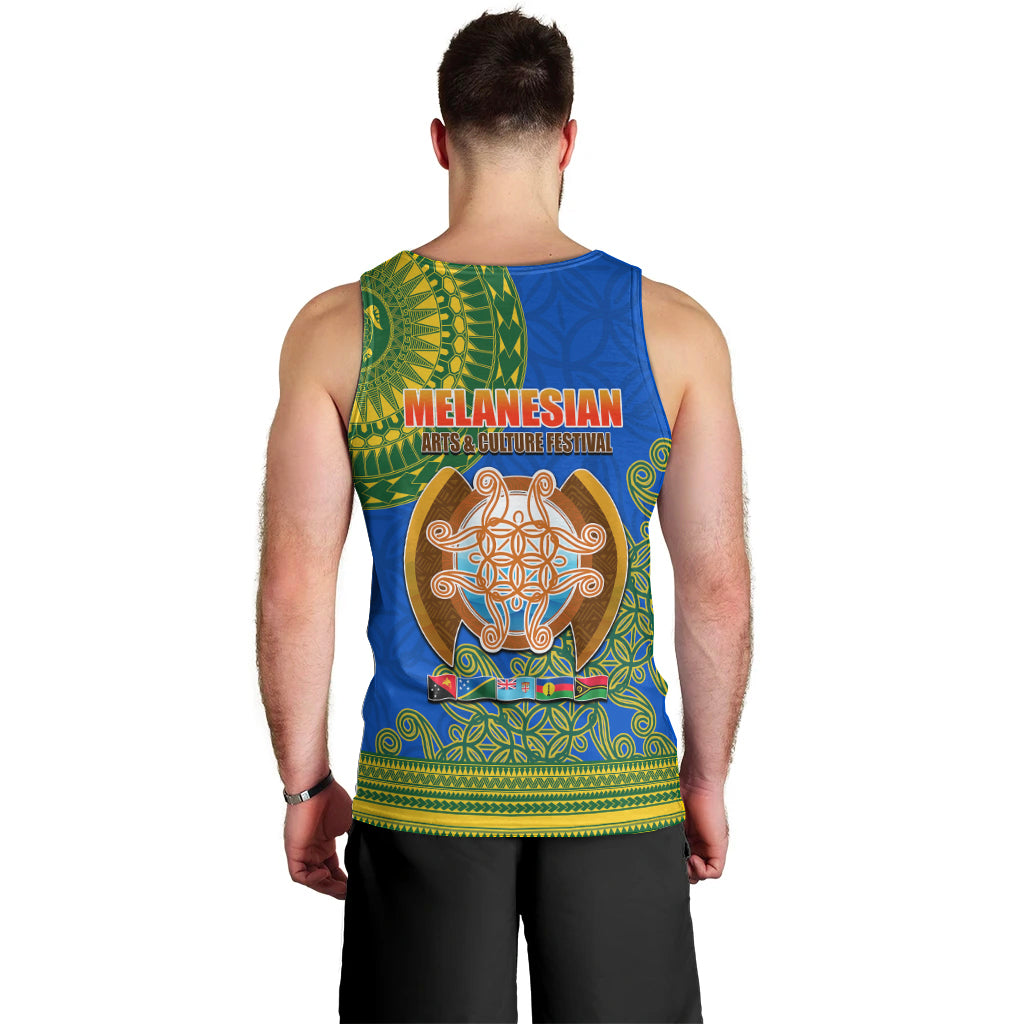 Solomon Islands Men Tank Top Melanesian Festival 2023 LT6 - Polynesian Pride