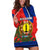 New Caledonia Hoodie Dress Melanesian Festival 2023 LT6 Red - Polynesian Pride