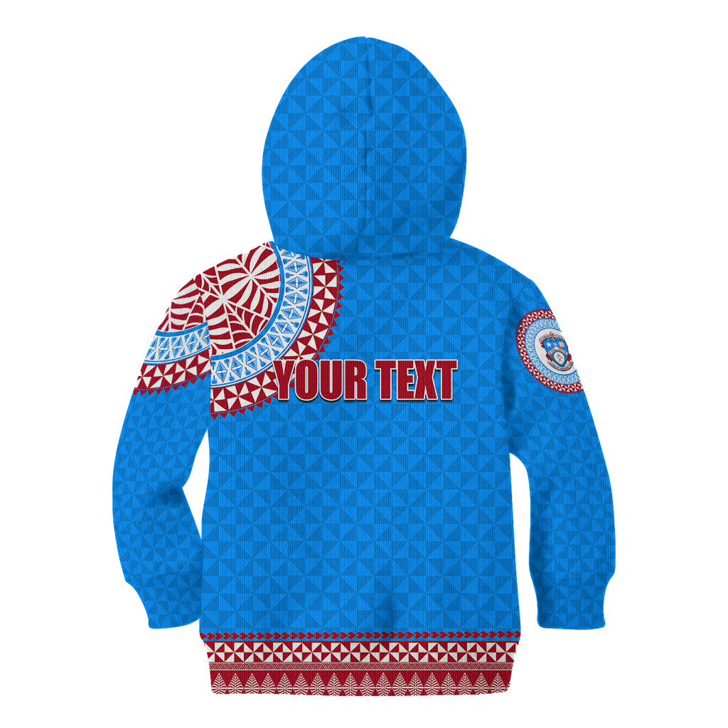 Tonga School Api Fo'ou College Kid Hoodie Tribal Pattern LT6 - Polynesian Pride