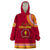 Tonga School Beulah College Wearable Blanket Hoodie Tribal Pattern LT6 One Size Maroon - Polynesian Pride