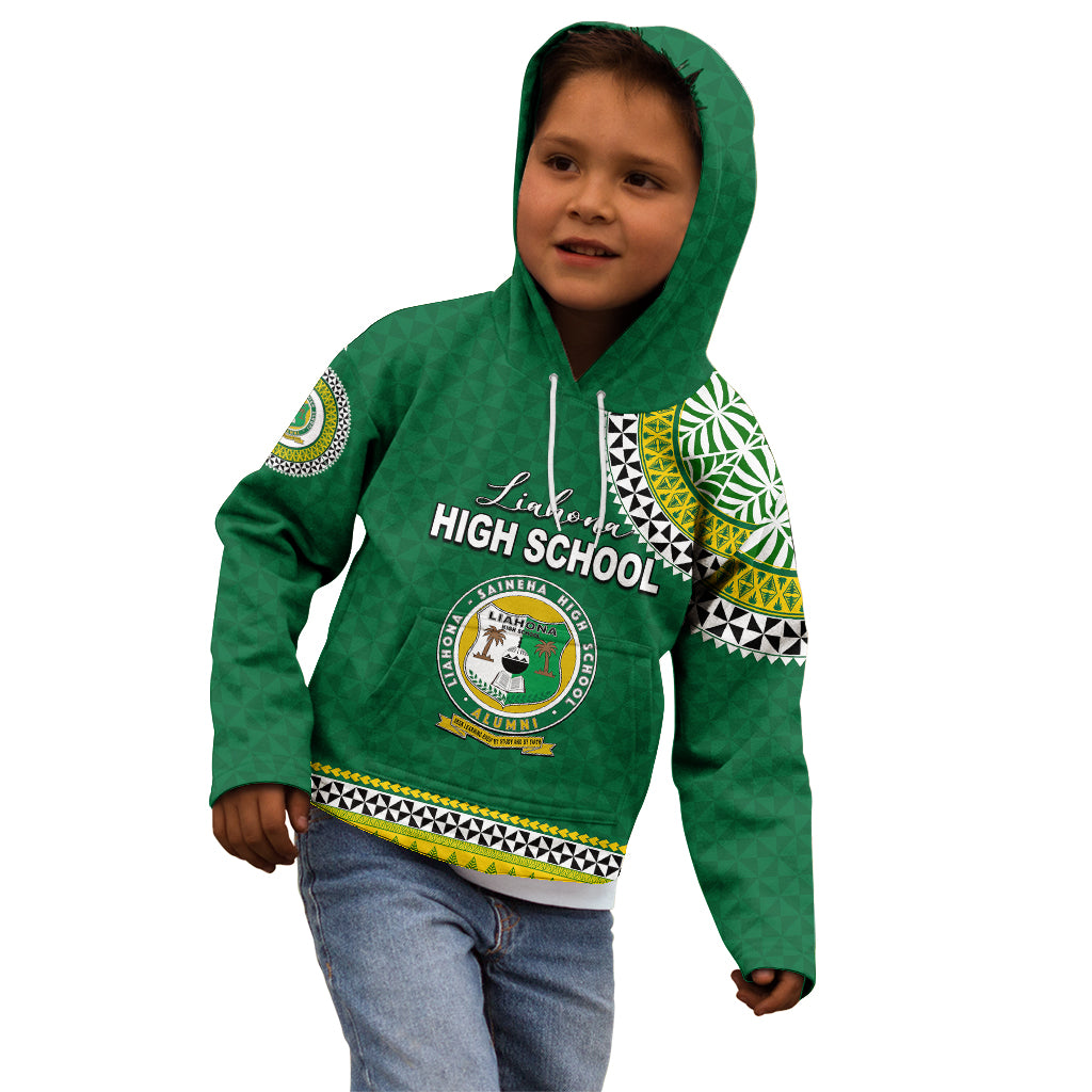 Tonga School Liahona High School Kid Hoodie Tribal Pattern LT6 - Polynesian Pride