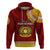 Tonga School Vavau High School Hoodie Tribal Pattern LT6 Maroon - Polynesian Pride