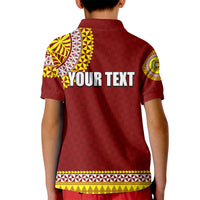 Tonga School Vava'u High School Kid Polo Shirt Tribal Pattern LT6 - Polynesian Pride