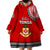 Tonga School Kolisi Tonga Wearable Blanket Hoodie Tribal Pattern LT6 - Polynesian Pride